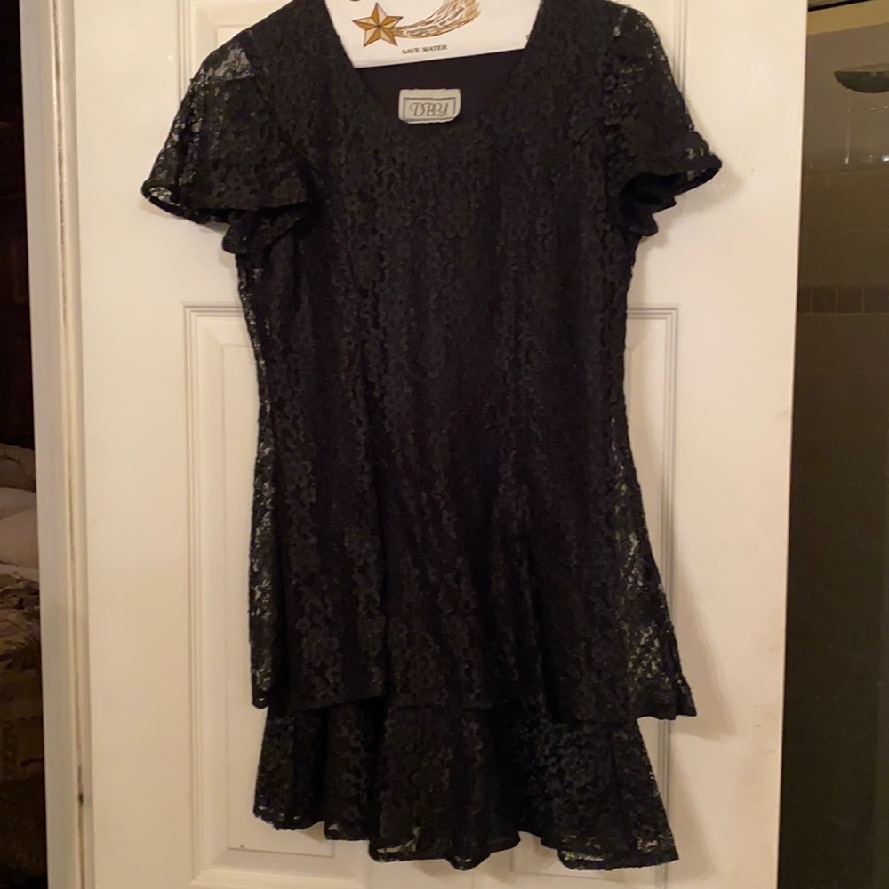 DBY black lace dress